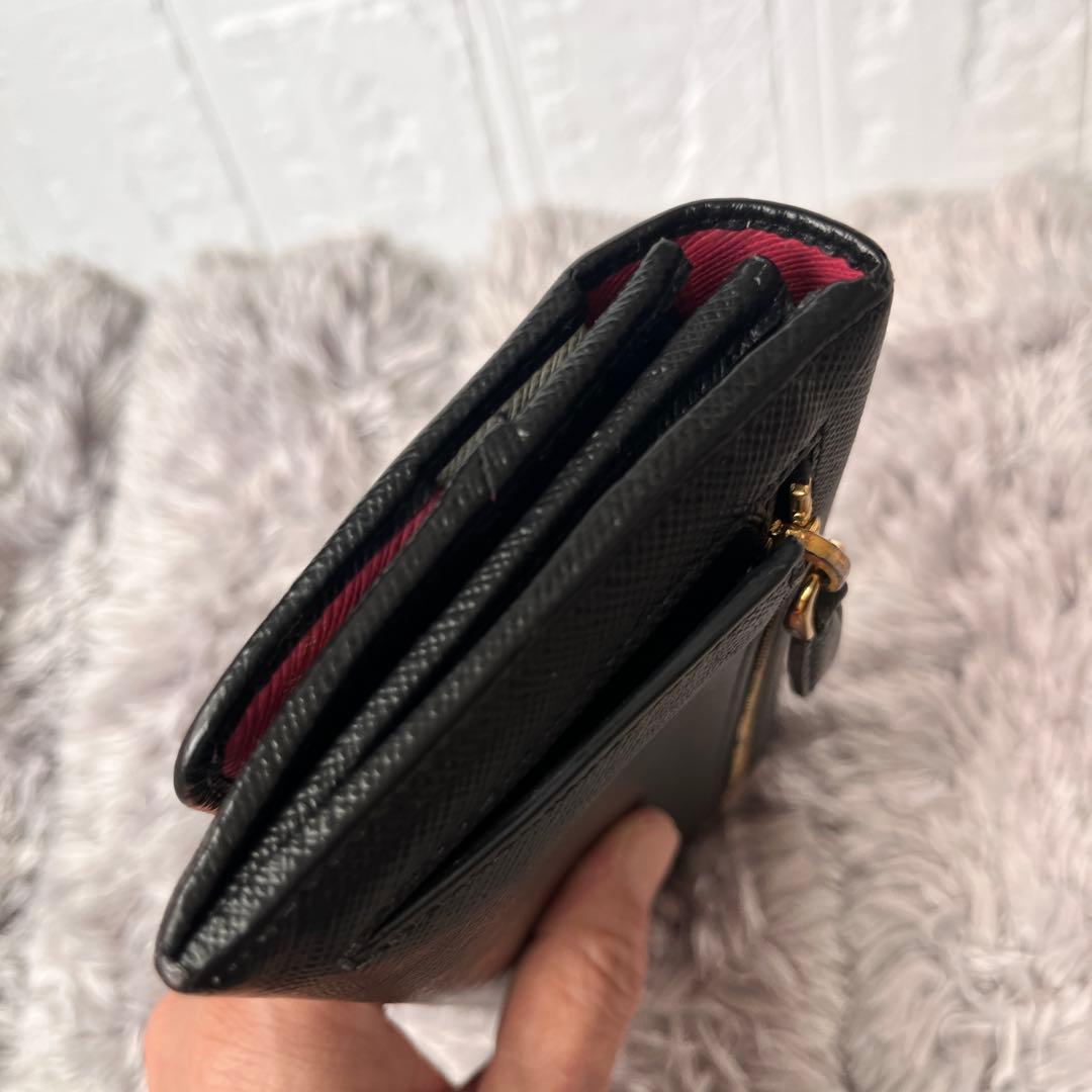 PRADA サフィアーノ　マルチカラー　長財布　メタルロゴ　サフィアーノ