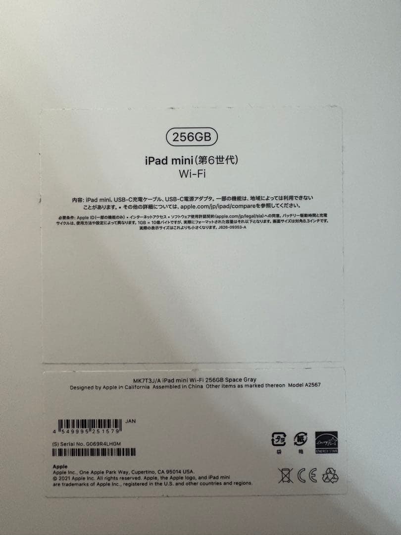 iPad mini（第6世代）＋Apple pencil