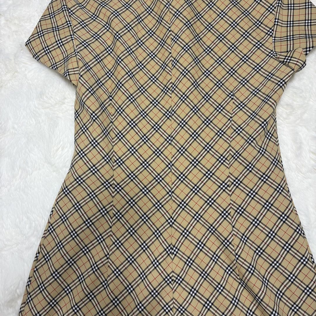 BURBERRY BLUE LABEL ノバチェック シャツワンピース 38 M