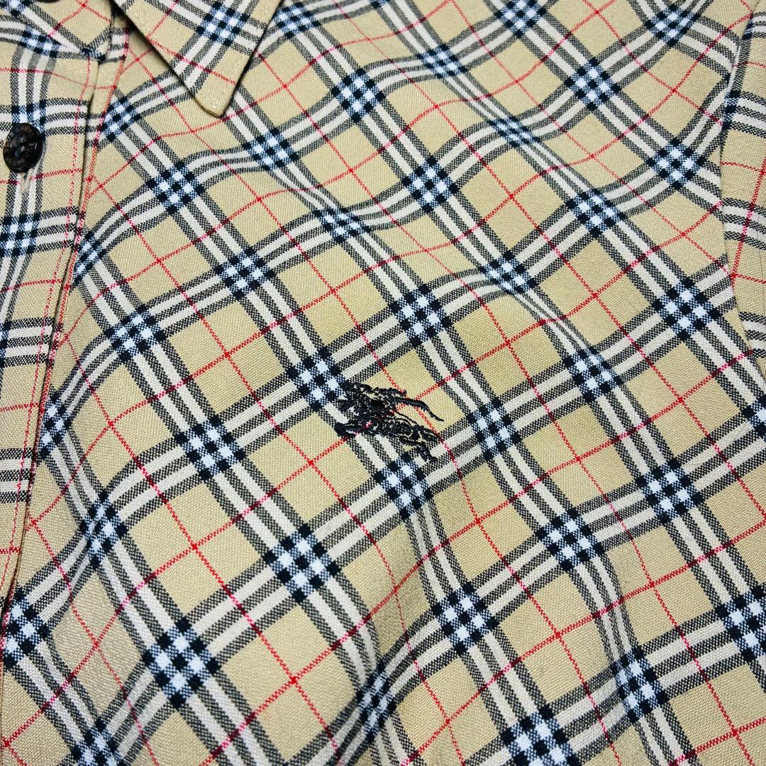 BURBERRY BLUE LABEL ノバチェック シャツワンピース 38 M
