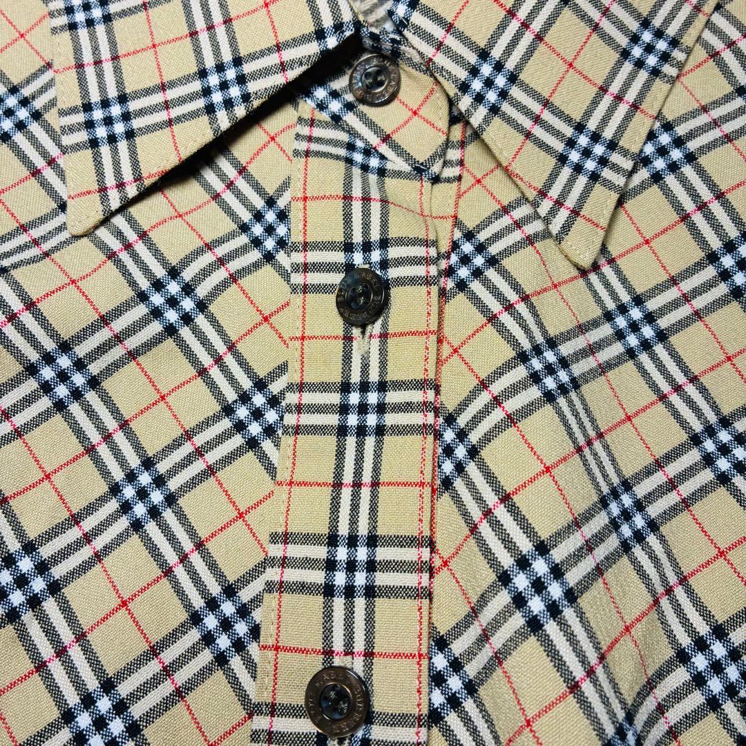 BURBERRY BLUE LABEL ノバチェック シャツワンピース 38 M