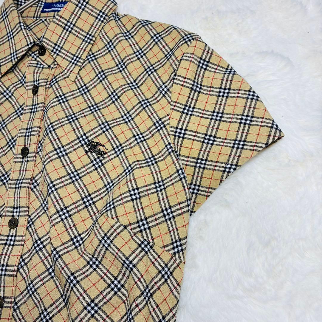 BURBERRY BLUE LABEL ノバチェック シャツワンピース 38 M