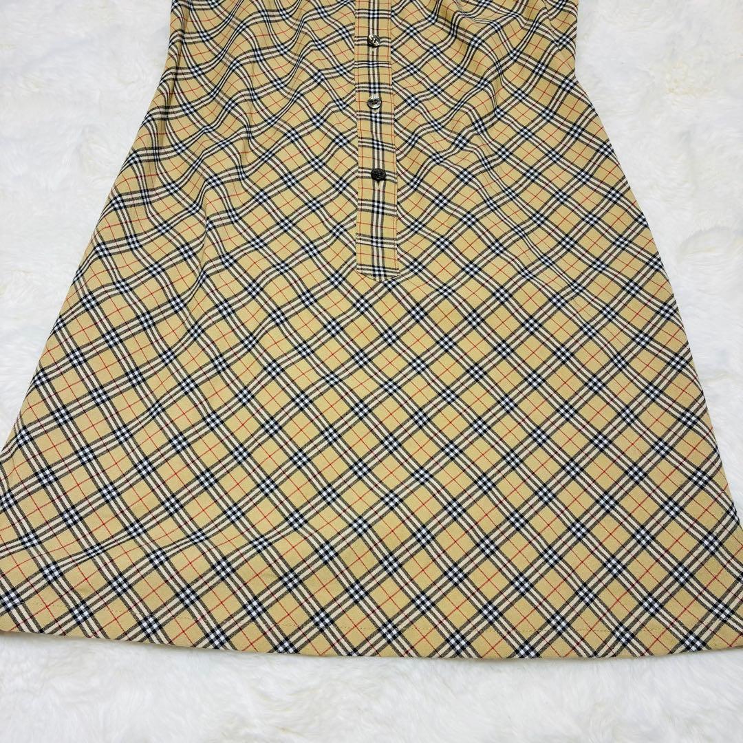 BURBERRY BLUE LABEL ノバチェック シャツワンピース 38 M