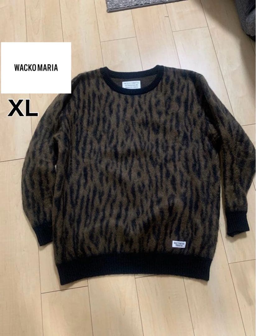 WACKO MARIA レオパード柄 ニット XL