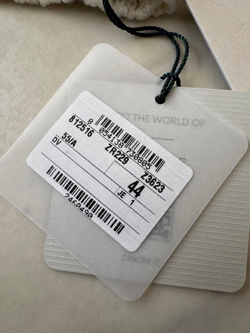 【新品未使用】ZANONE（ザノーネ）5ゲージウールソリッドタートルネックニット