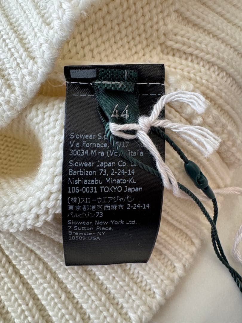 【新品未使用】ZANONE（ザノーネ）5ゲージウールソリッドタートルネックニット