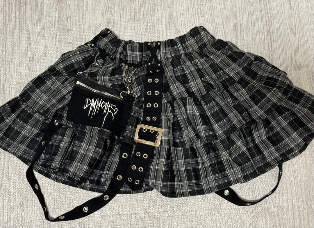 dimmoire PUNKフリルミニスカート【チェック】
