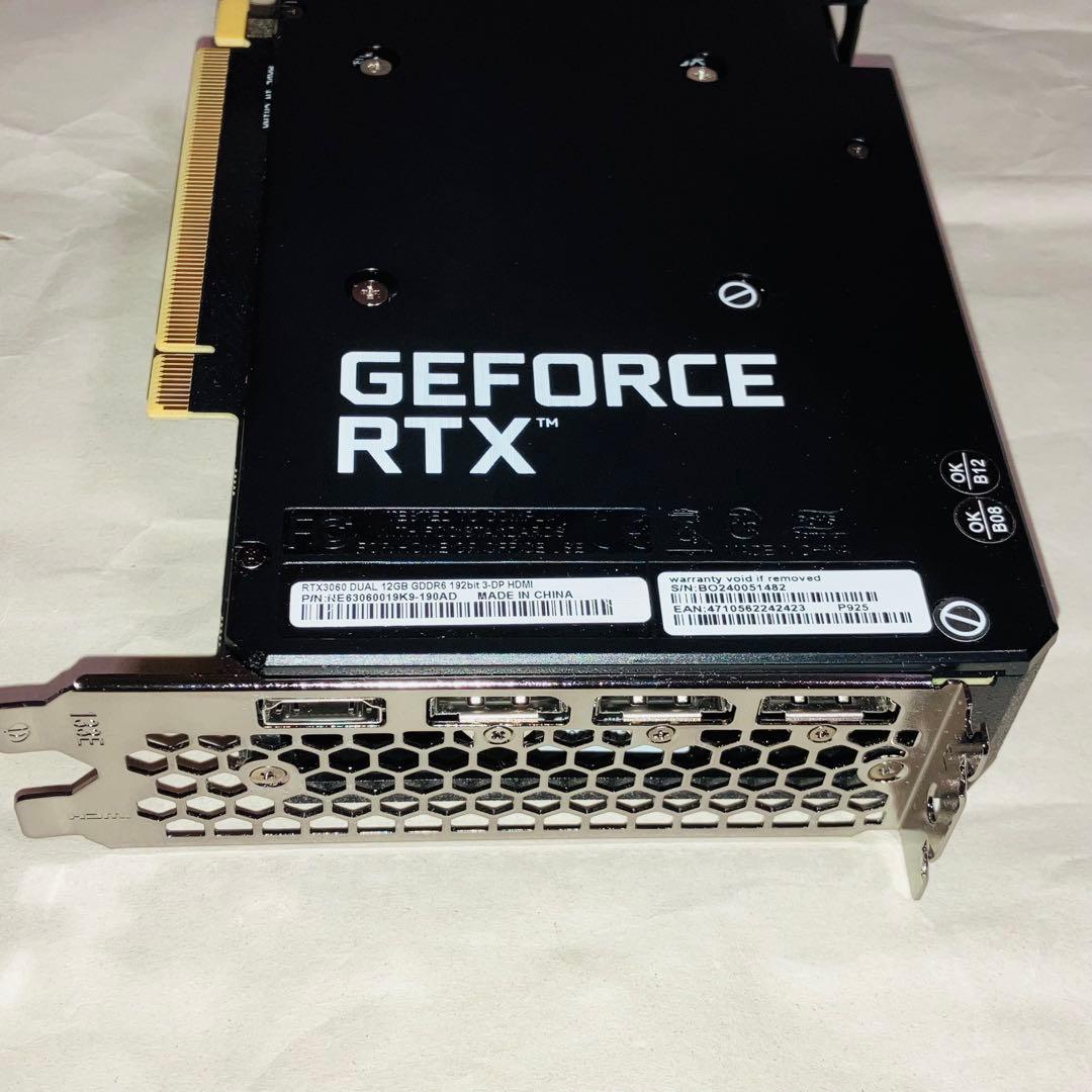 【動作確認済】 GeForce RTX 3060 12GB