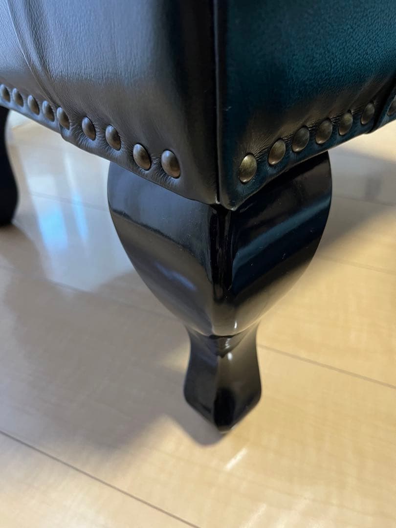 本革 スツール チェスターフィールド レザー スツール