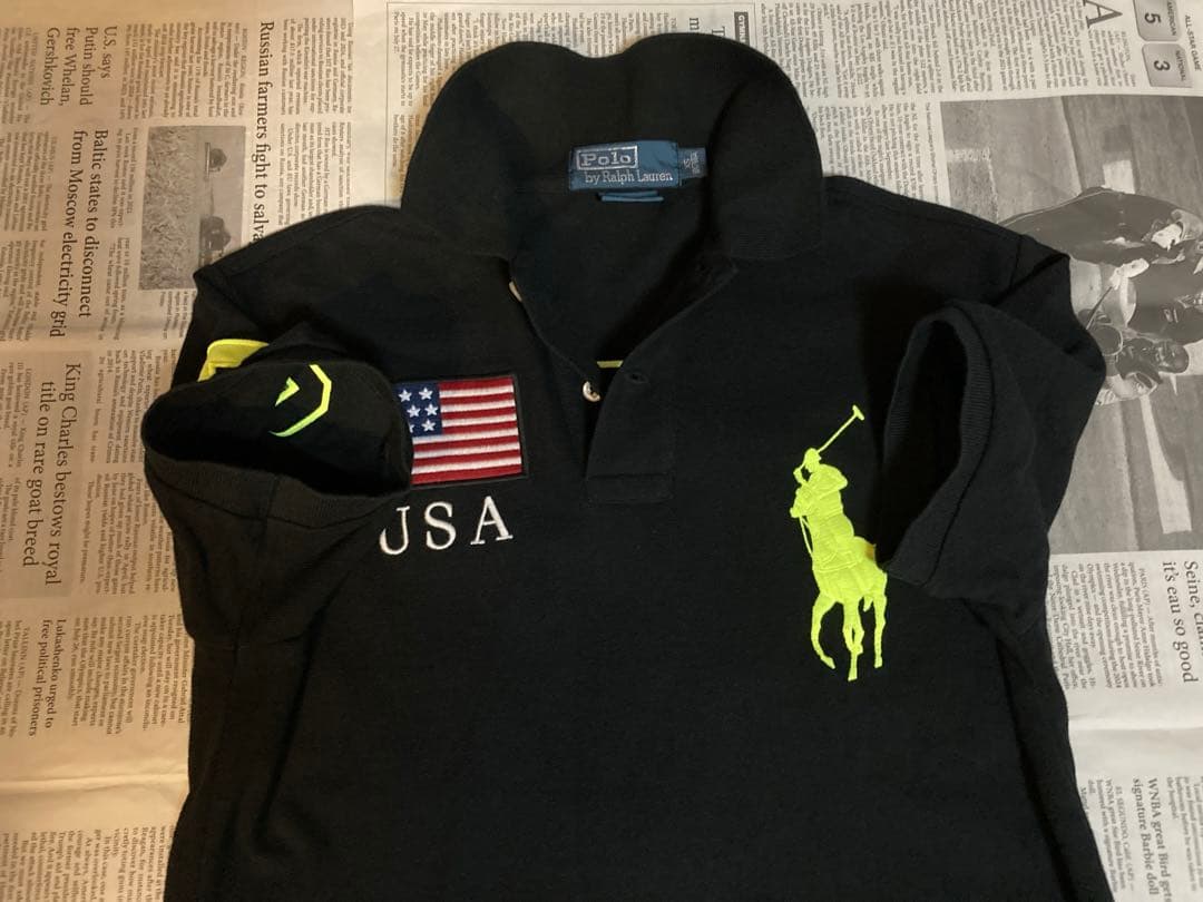 [極美品]ポロbyラルフローレン　デザインポロシャツ　男女共用　No. 3 入り