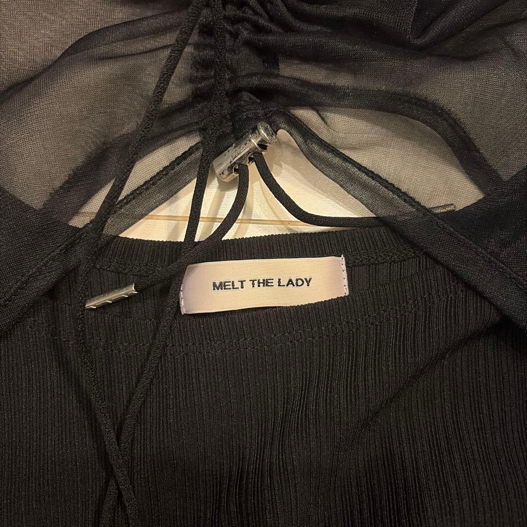 トップス Melt the lady round cut body