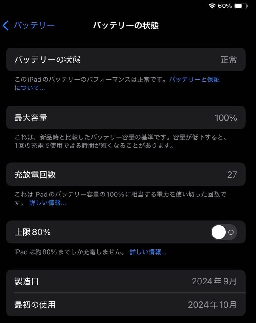 iPad Air 11インチ M2 Wi-Fi 128GB スペースグレイ