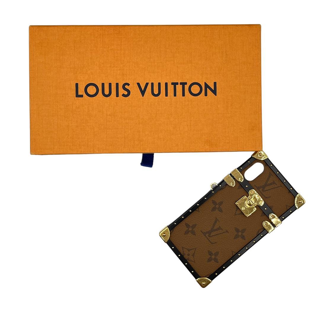 ルイヴィトン モノグラム アイトランク iPhoneX iPhoneケース