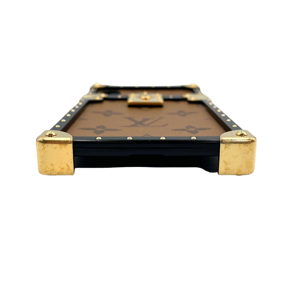 ルイヴィトン モノグラム アイトランク iPhoneX iPhoneケース