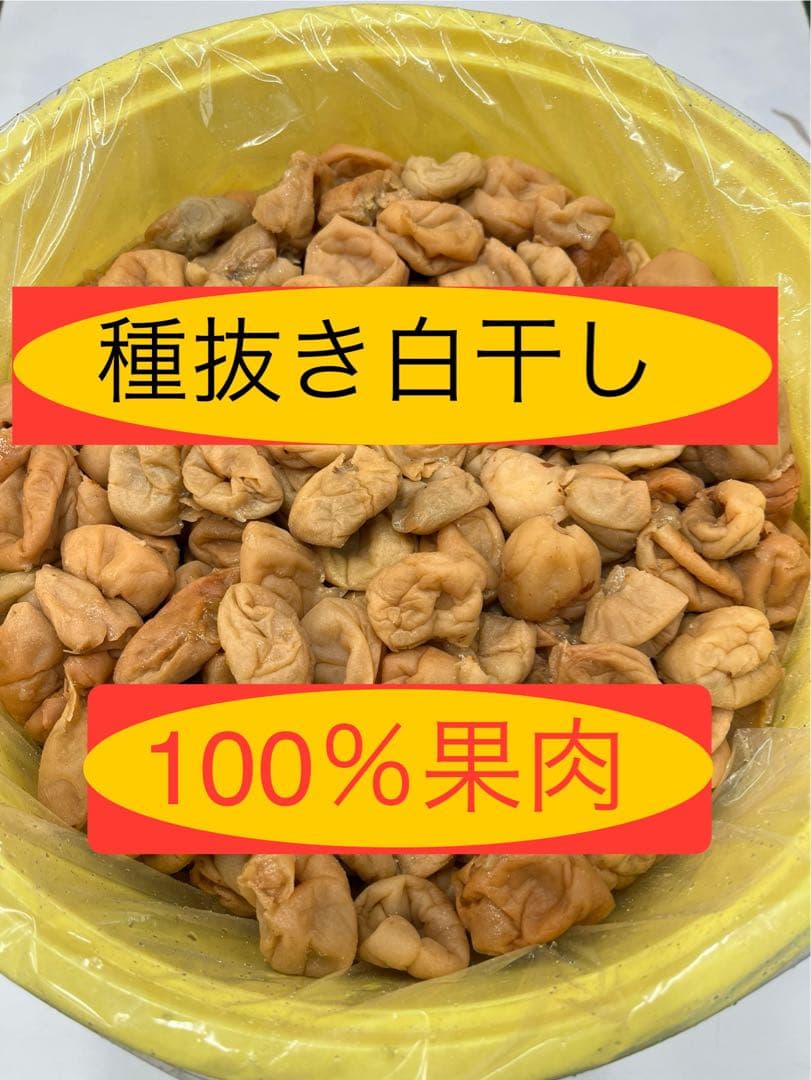 種抜き白干し梅 無添加　無選別　10kg紀州産