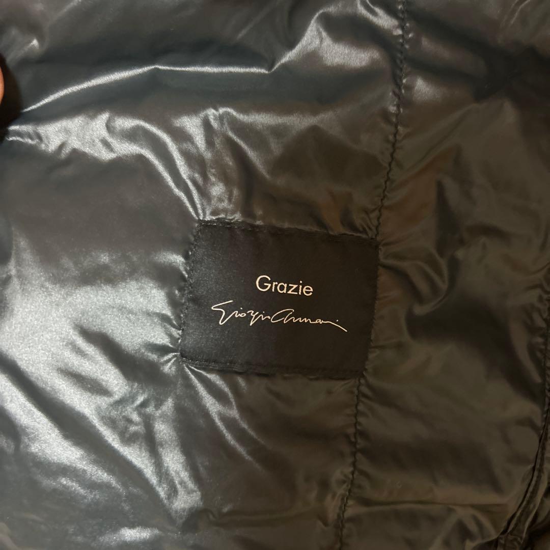 アルマーニ ダークグリーン　ダウンジャケット