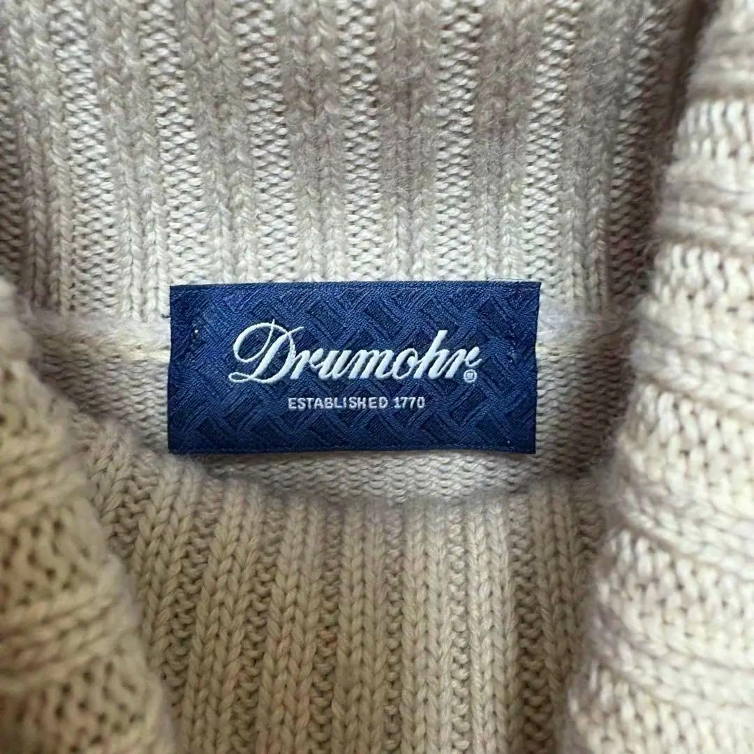 美品★Drumohr ドルモア グレー タートルニット　size50