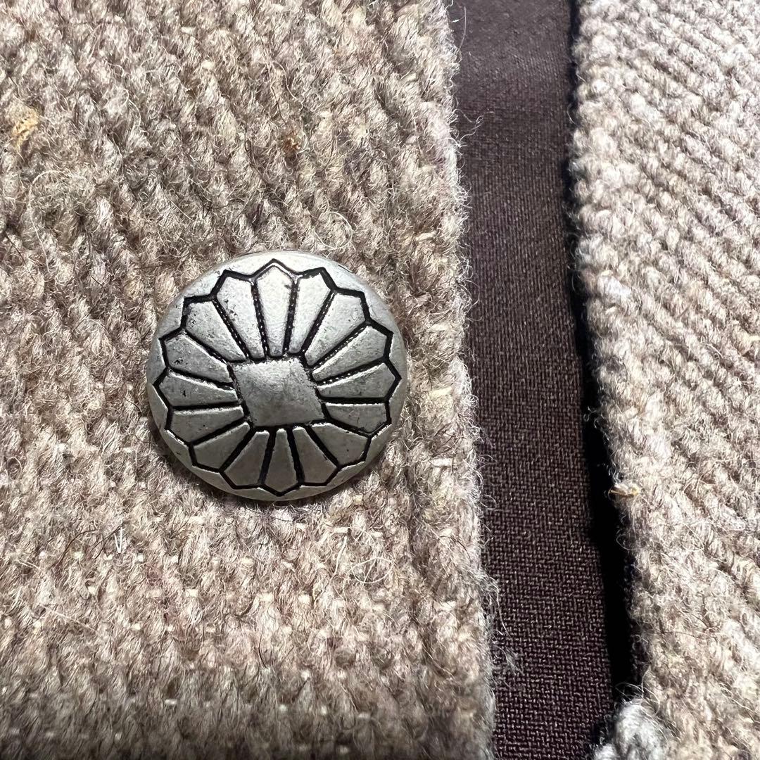 ヴィンテージ ネイティブ柄 ウール100% 手織りコンチョベストメキシコ製古着