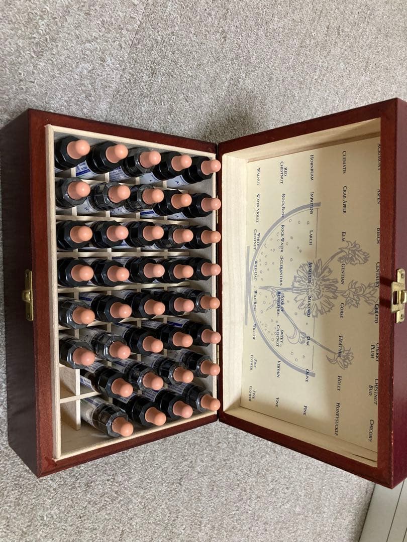 バッチフラワーエッセンスクラシック使用あり38本ボックス　大自然からの贈り物冊子