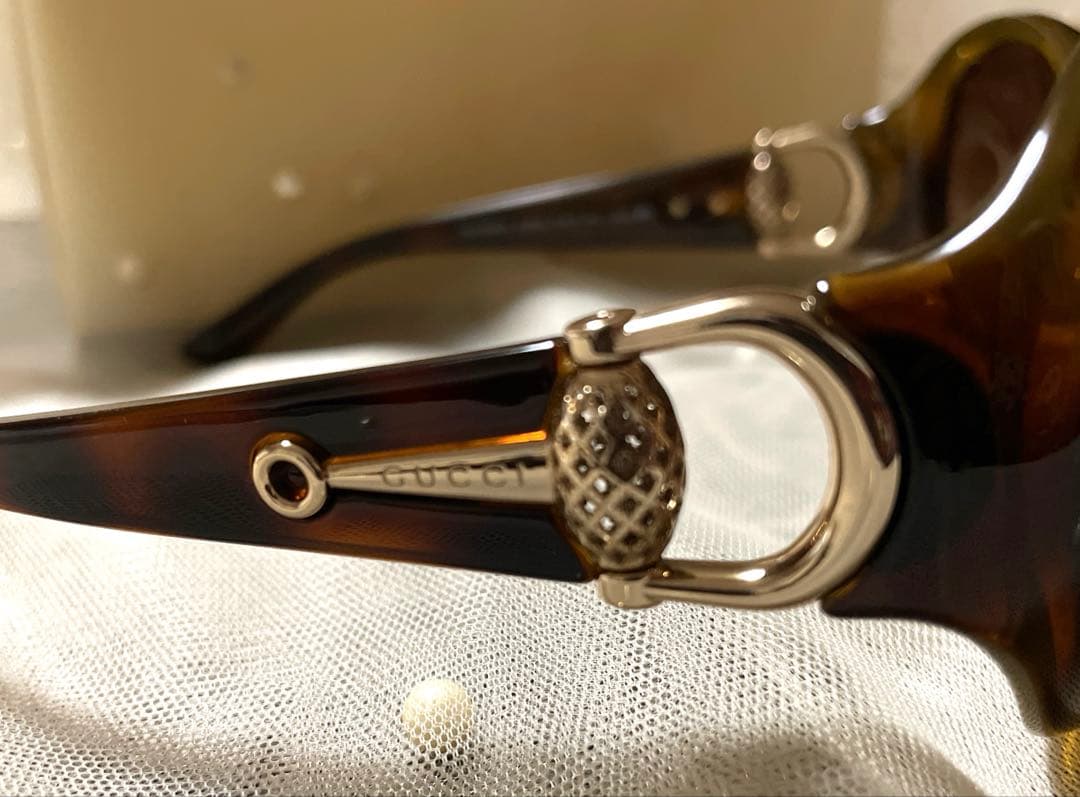 未使用品 GUCCI グッチ サングラス GG3726 ブラウン ベッコウ柄