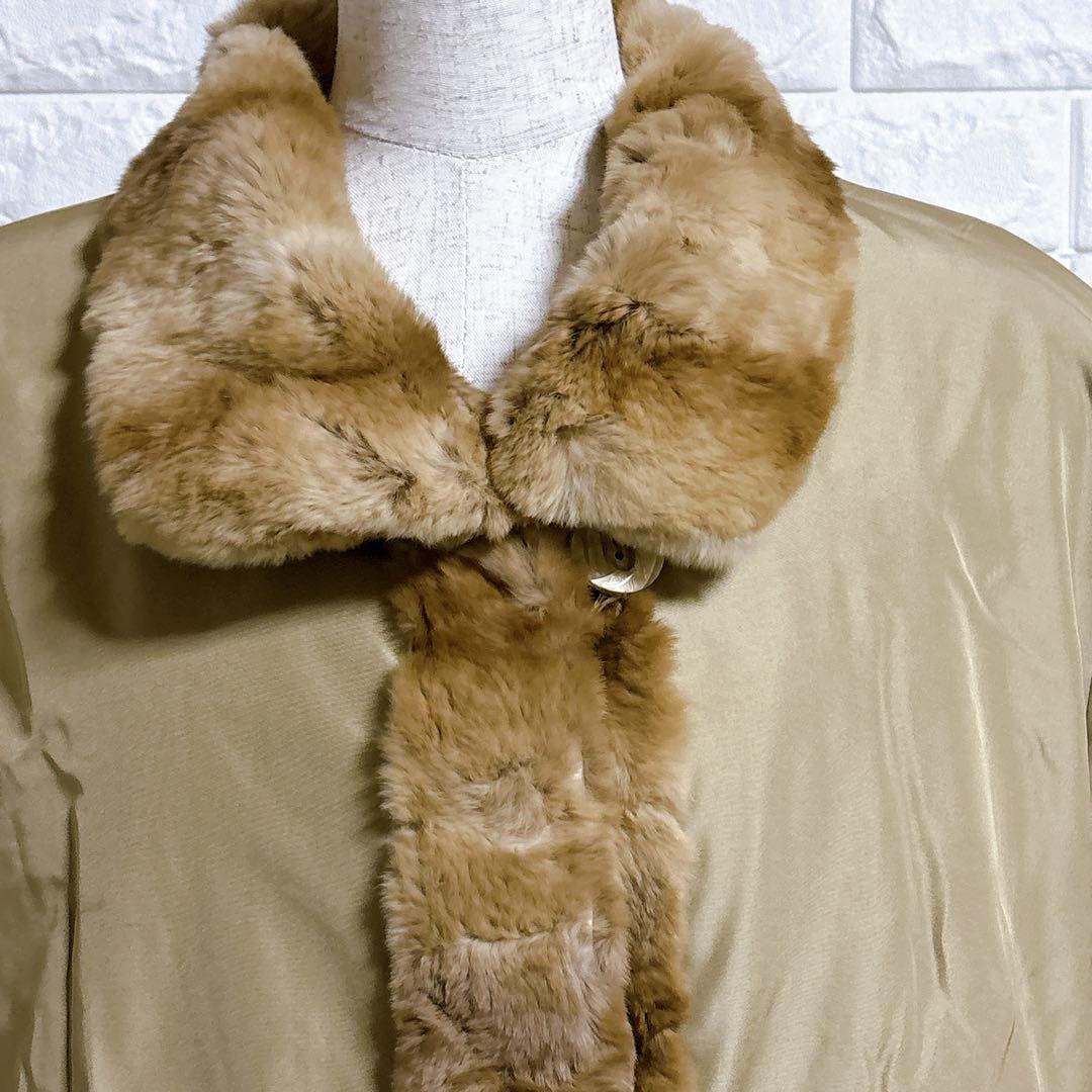 T087 ムーンバット Fond リバーシブルコート シルク100% ウィゼル