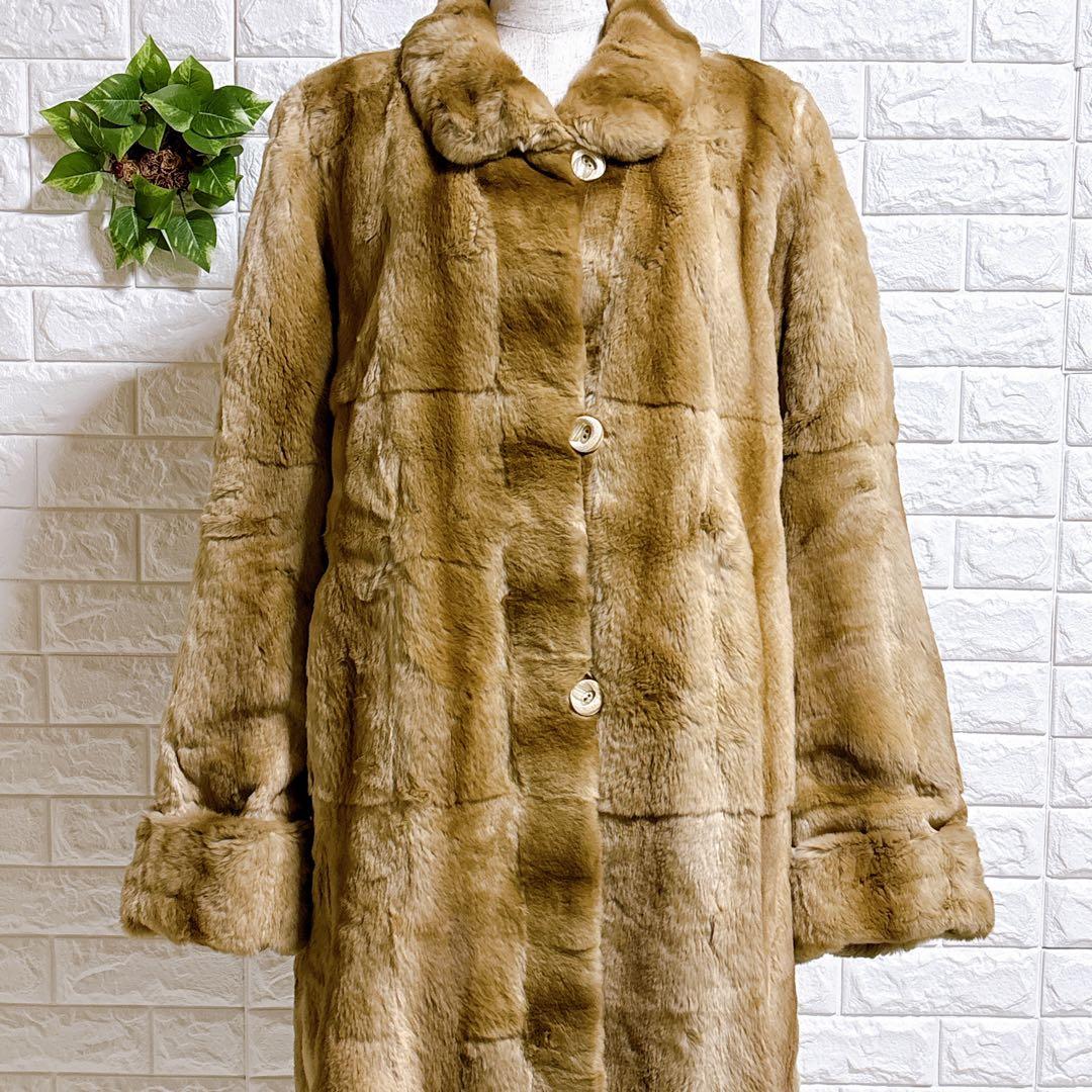 T087 ムーンバット Fond リバーシブルコート シルク100% ウィゼル