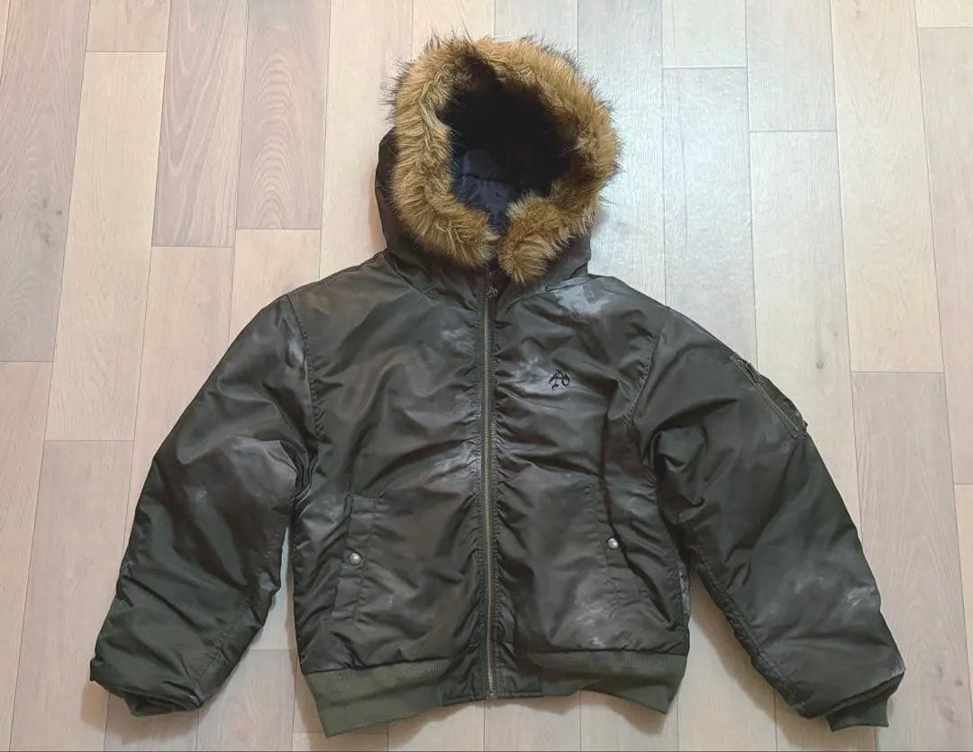 ANTIMID FLIGHT JACKET ファージャケットアンチミッド カーキ