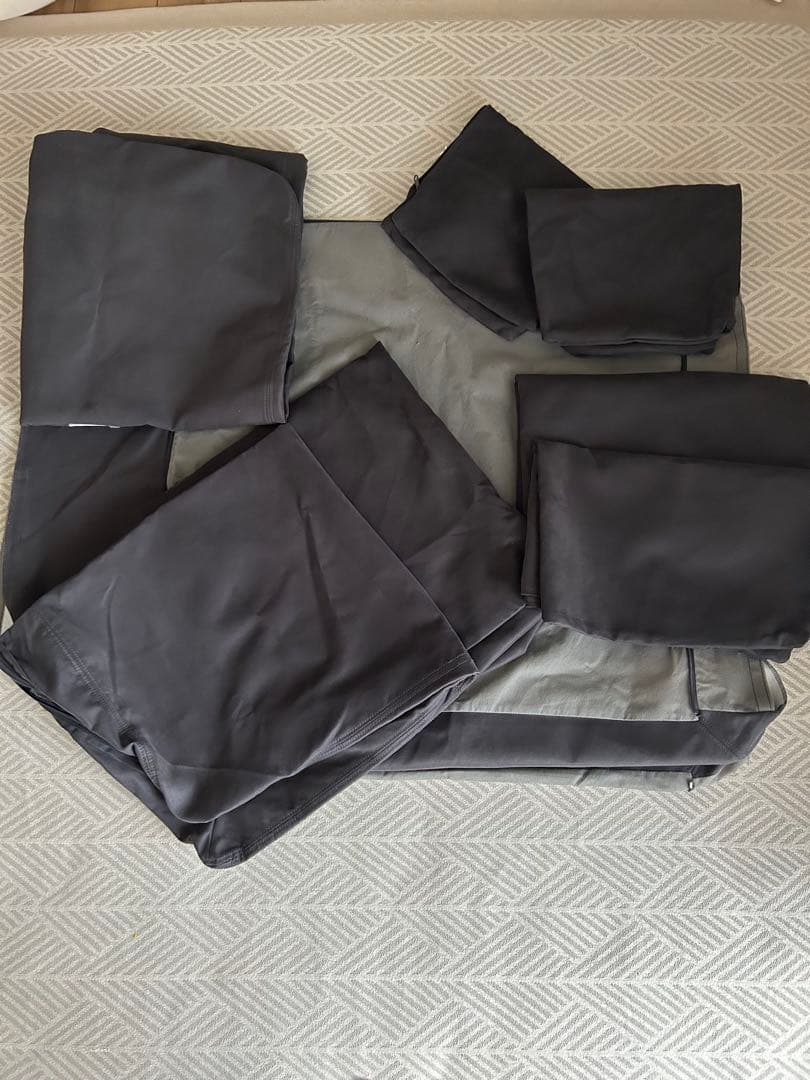 ソーデルハムン カバー 3人掛けソファ 廃盤色 ダークグレー