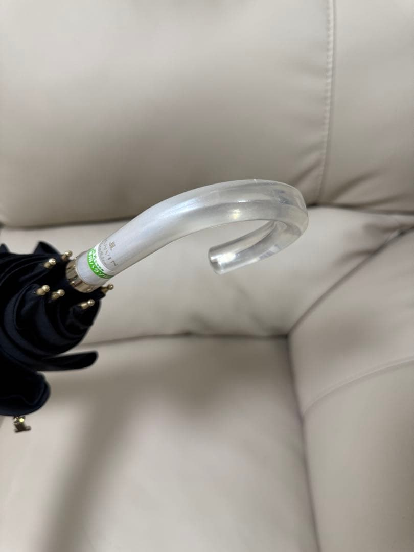 ランバンオンブルー　ビジューリボン　晴雨兼用日傘