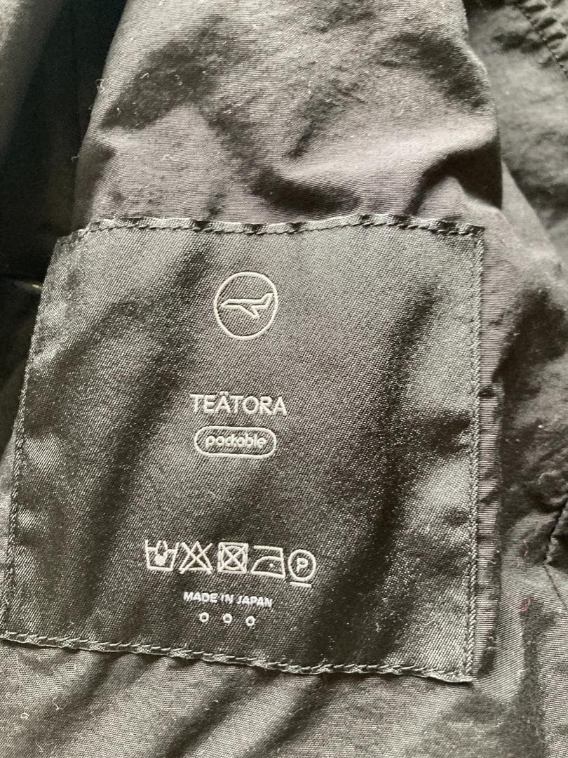 TEATORA Device jacket PACKABLE サイズ3 BLK