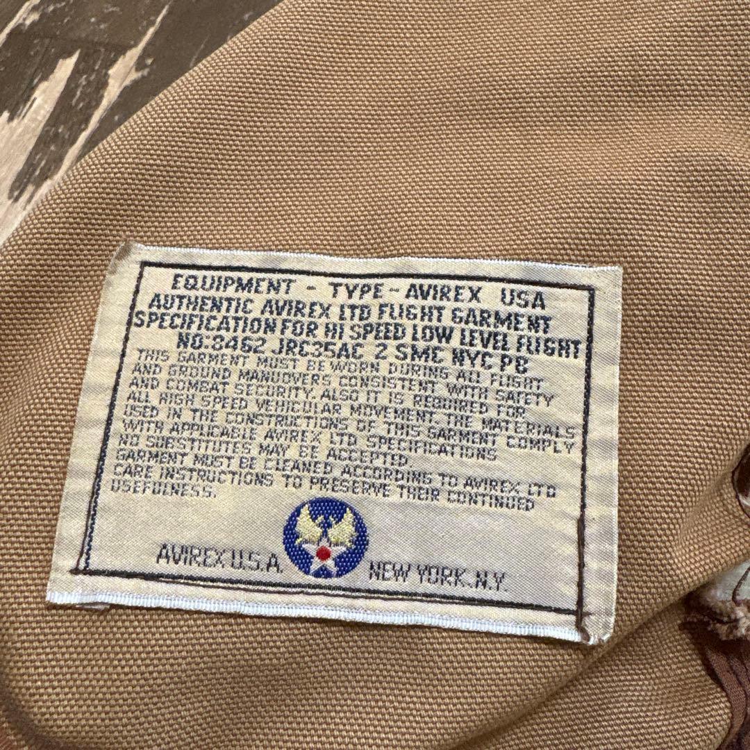 (てんとうむし)AVIREX B3フライトジャケト Made In USA