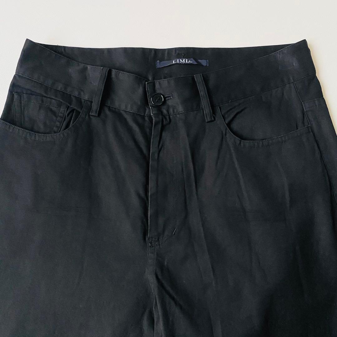 【美品】LIMI feu　リミフゥ　ヨウジヤマモト　サルエルパンツ　ブラック