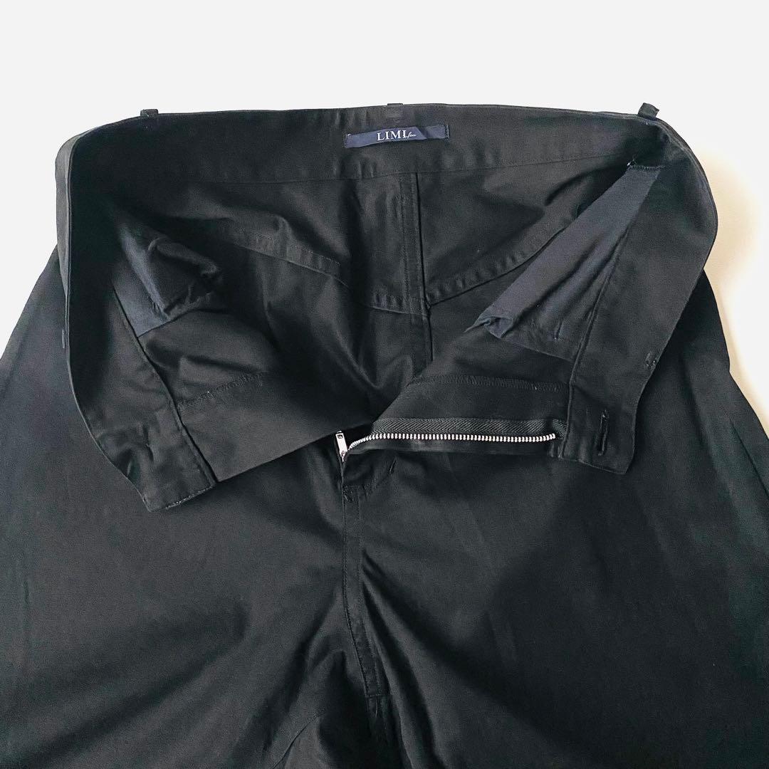 【美品】LIMI feu　リミフゥ　ヨウジヤマモト　サルエルパンツ　ブラック