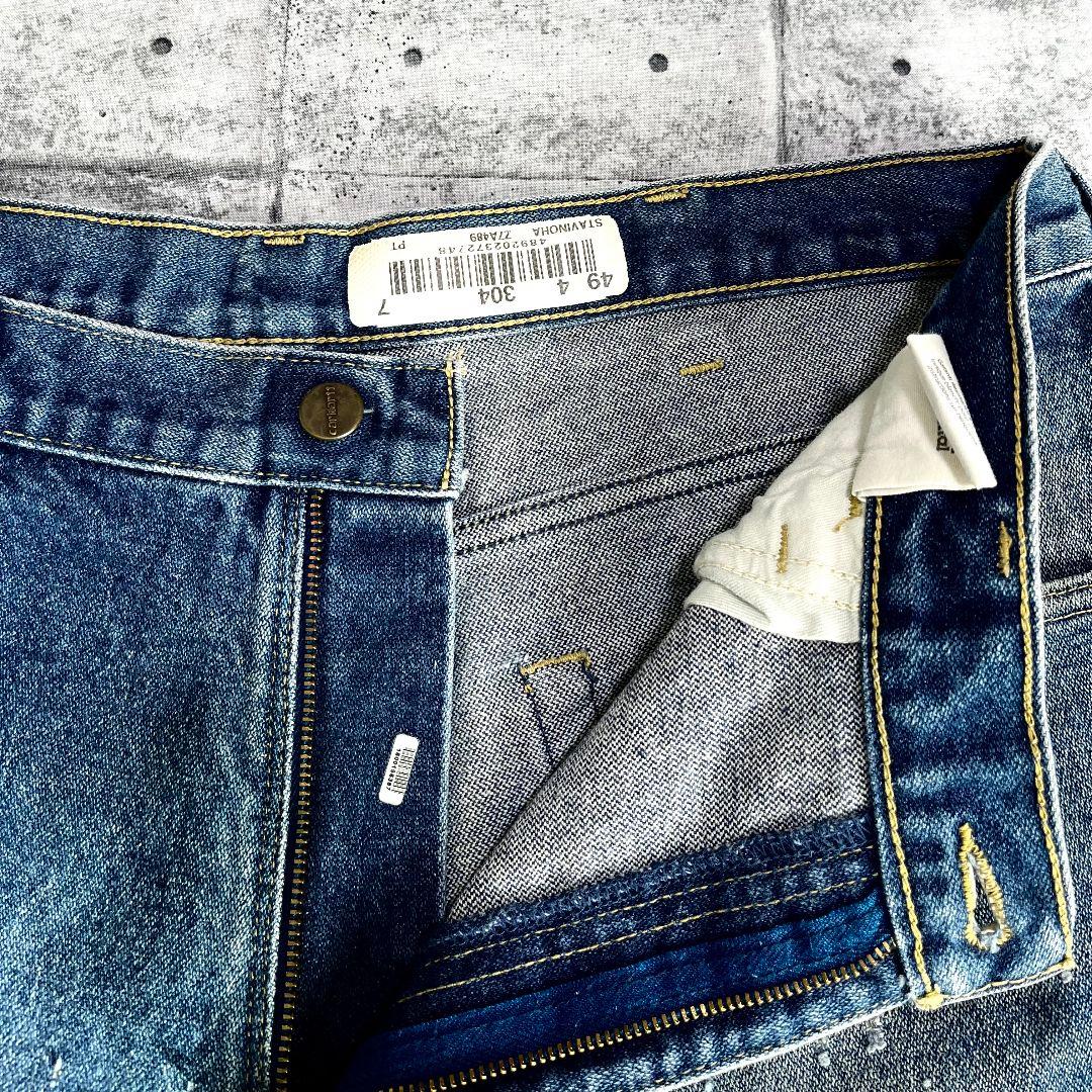 90-00s Carhartt カーハート ペンキダメージ デニムパンツ 36