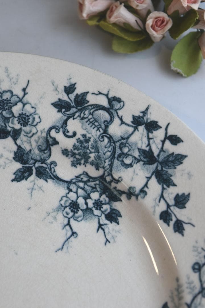 美品ショワジー・ル・ロワ　ブルーのポンパドール（POMPADOUR ）