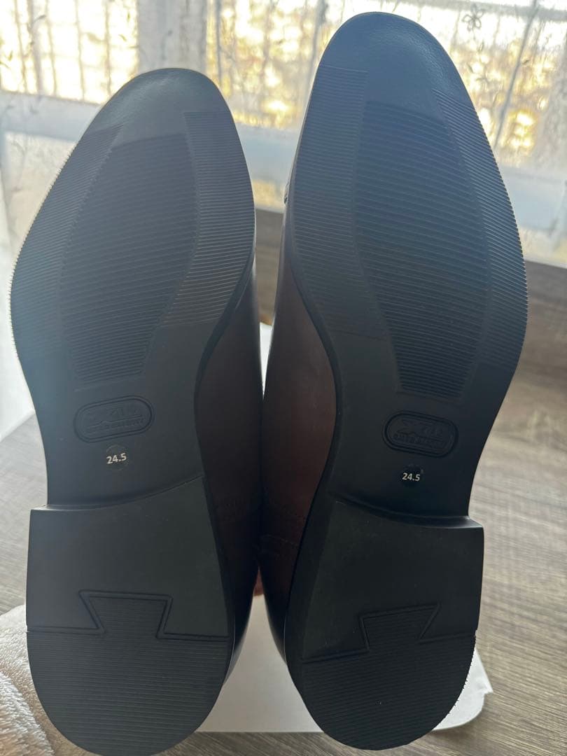 【新品】THE SUIT COMPANY ビジネスシューズ　ブラウン24.5cm