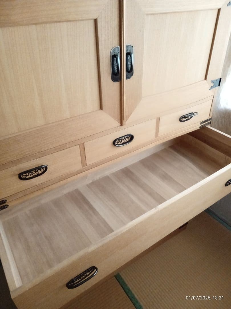 桐箪笥　桐たんす　桐タンス　着物箪笥　和箪笥　昭和レトロ 扉盆