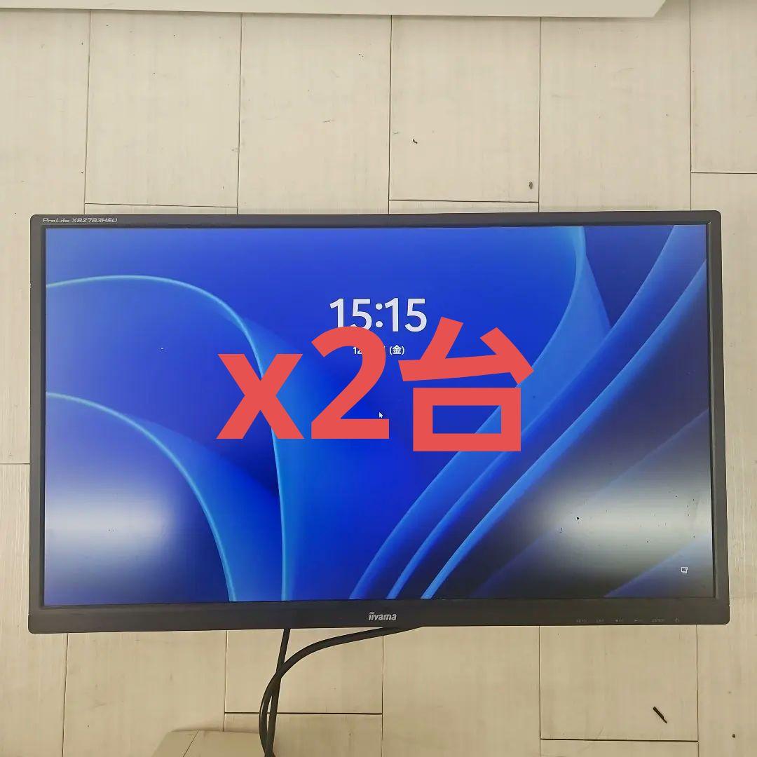 iiyama ProLite PL2783H 27インチ 液晶モニター2台セット
