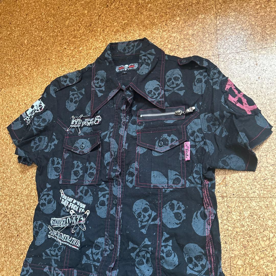 MAD PUNKS スカル ゴスロリドクロ ⭐︎ Lサイズ