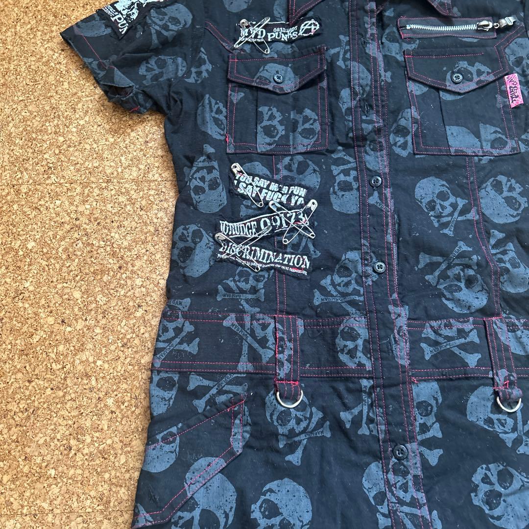 MAD PUNKS スカル ゴスロリドクロ ⭐︎ Lサイズ