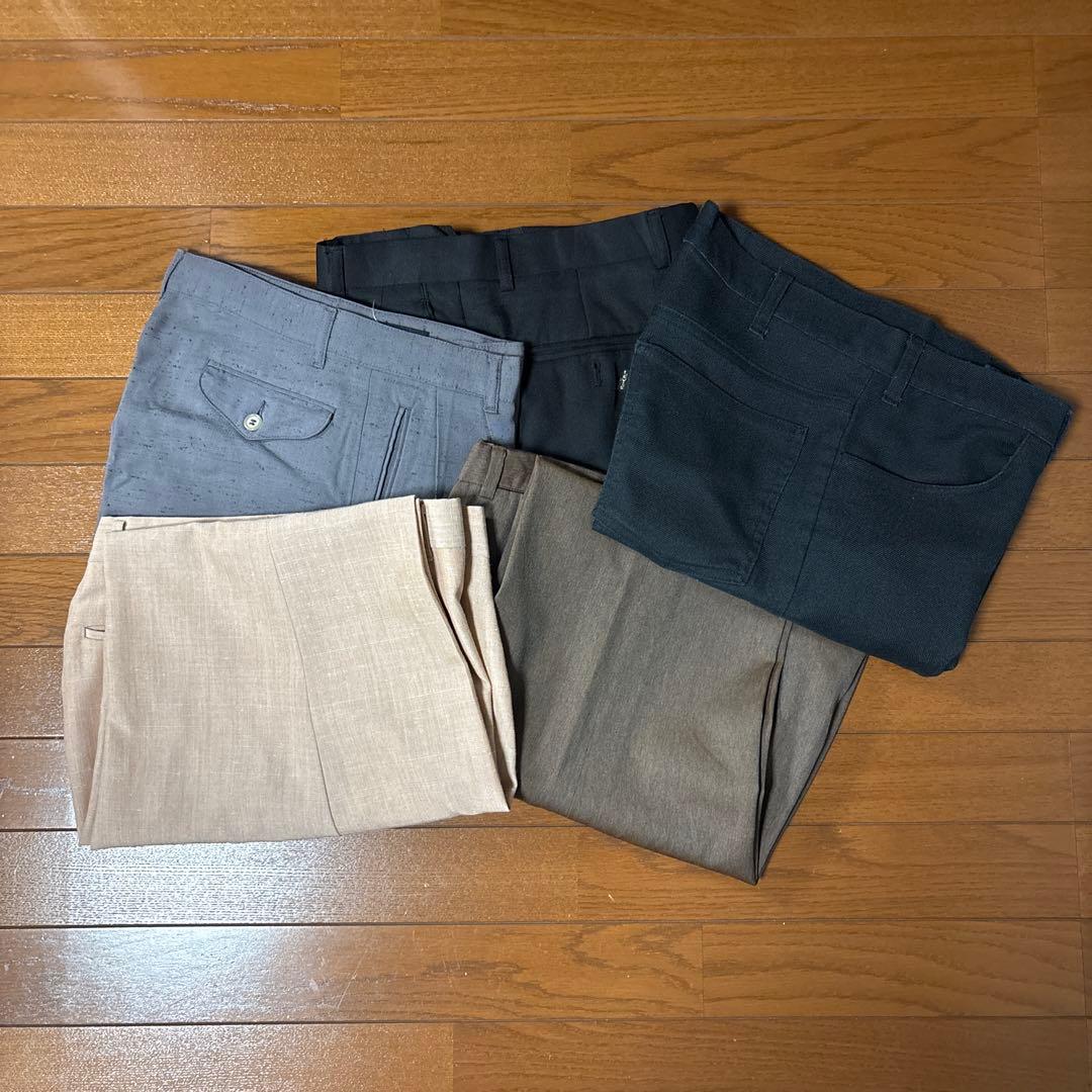 【超お得・仕入れレベル】40s~90s スラックスまとめ売り 5本