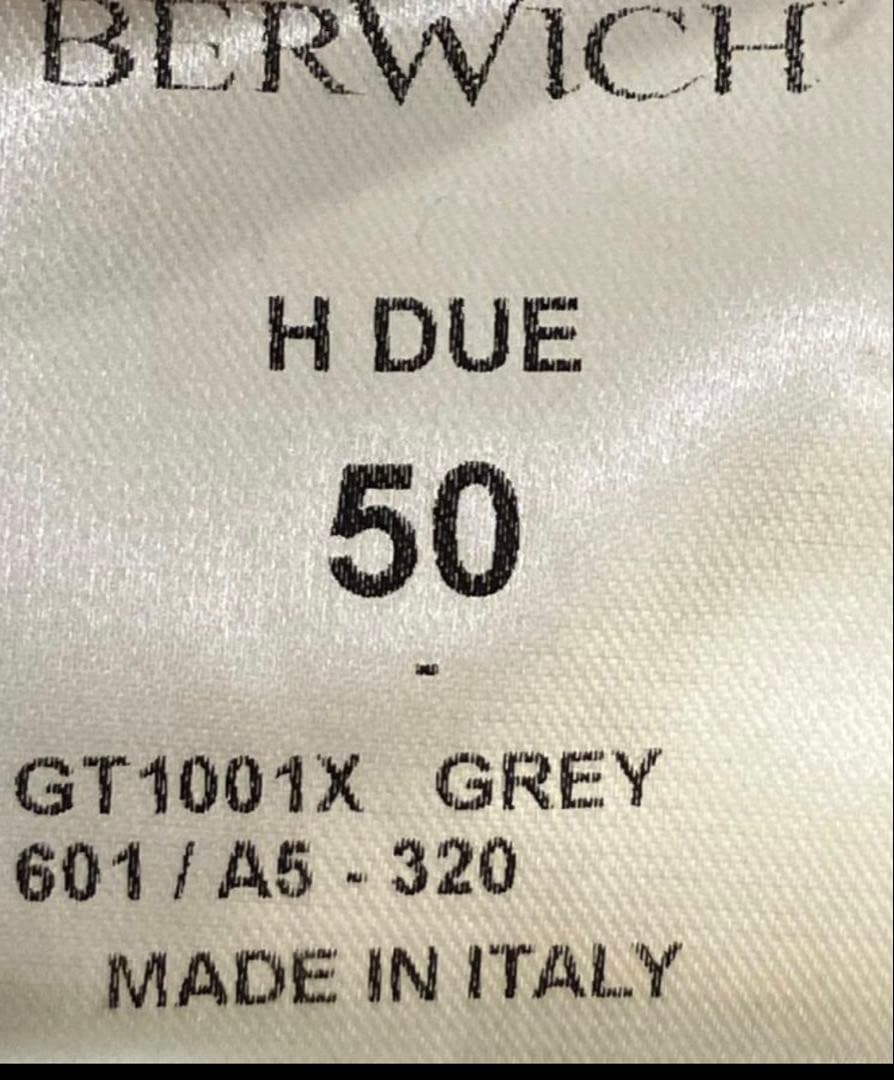 新品未使用★BERWICH H DUE ベルウィッチ アッカデュエ　50 グレー