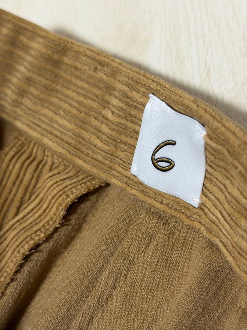 roku 6 コーデュロイパンツ 34