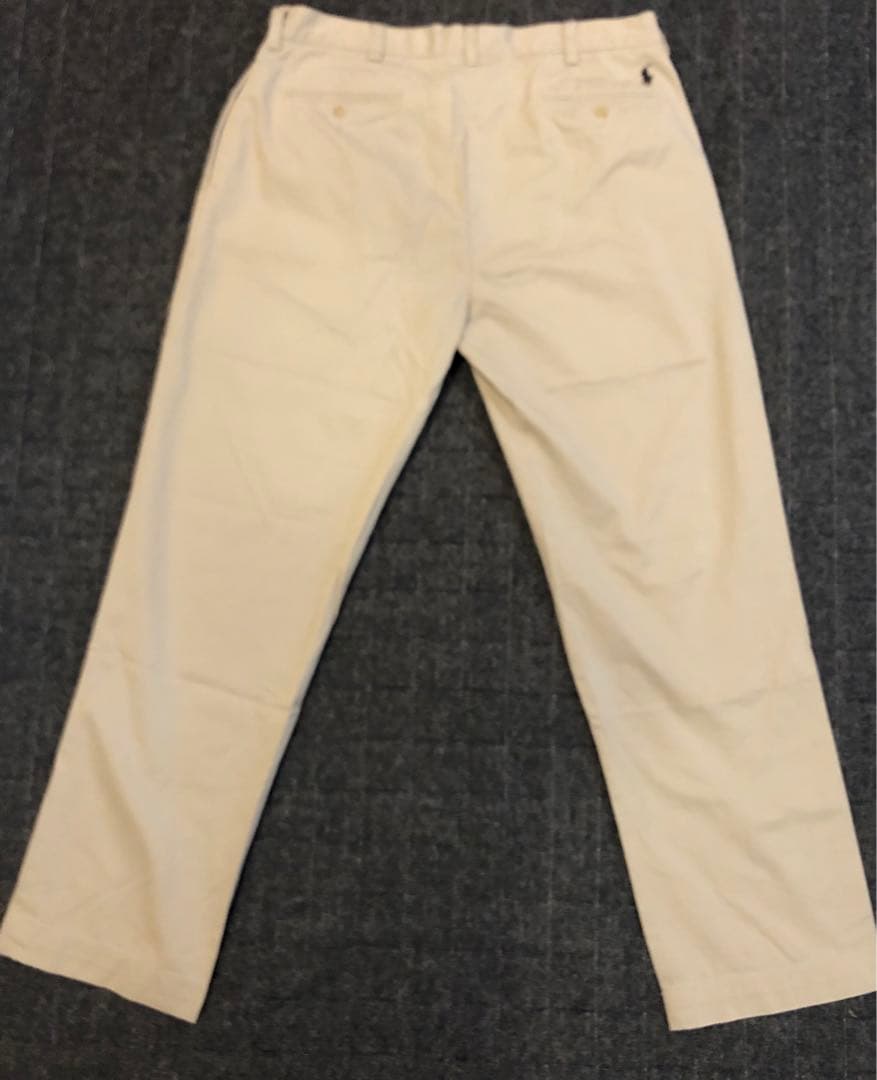 90s ラルフローレン　ツータックチノ　ETHAN PANT スリランカ製