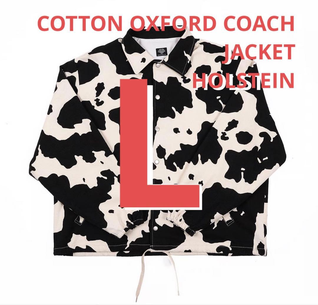 ジャケット・アウター L COTTON OXFORD COACH JACKET HOLSTEIN