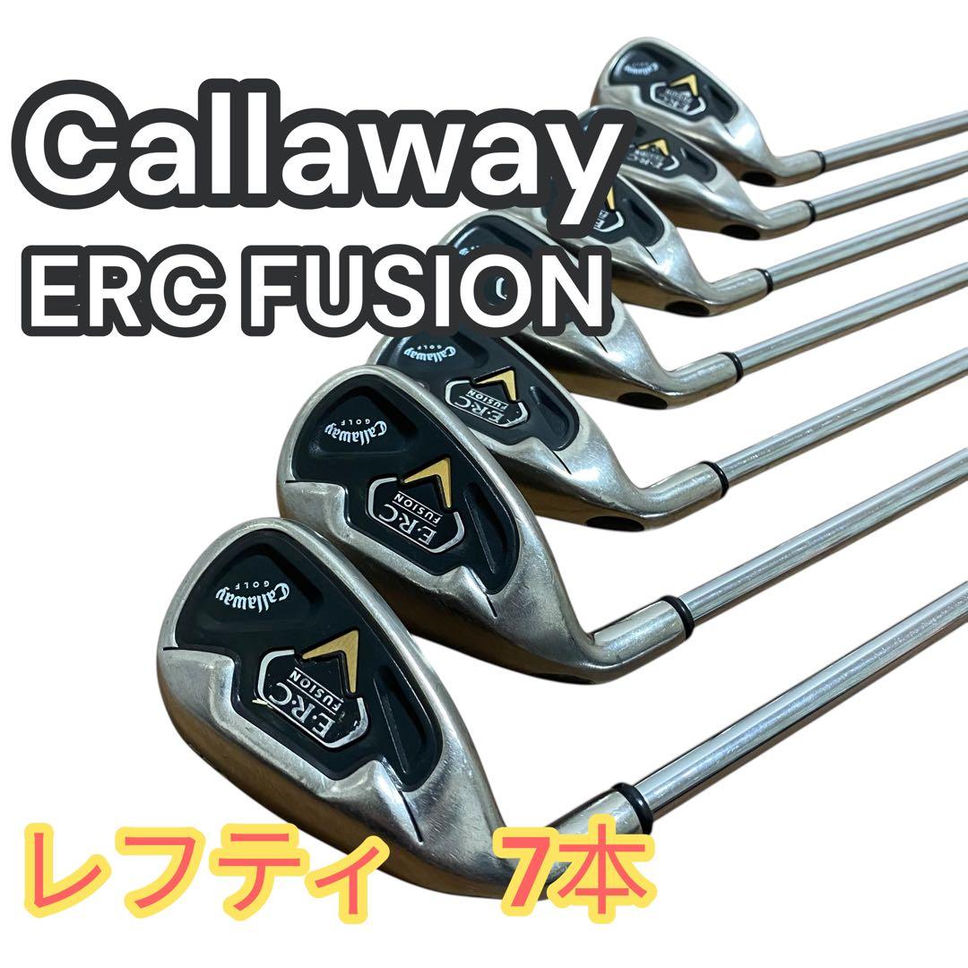 【レフティ】キャロウェイ　アイアンセット　ERC FUSION 左