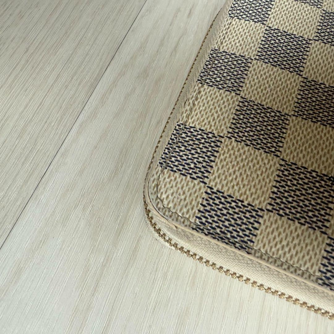 Louis Vuitton ダミエアズール pvc ジッピーパース