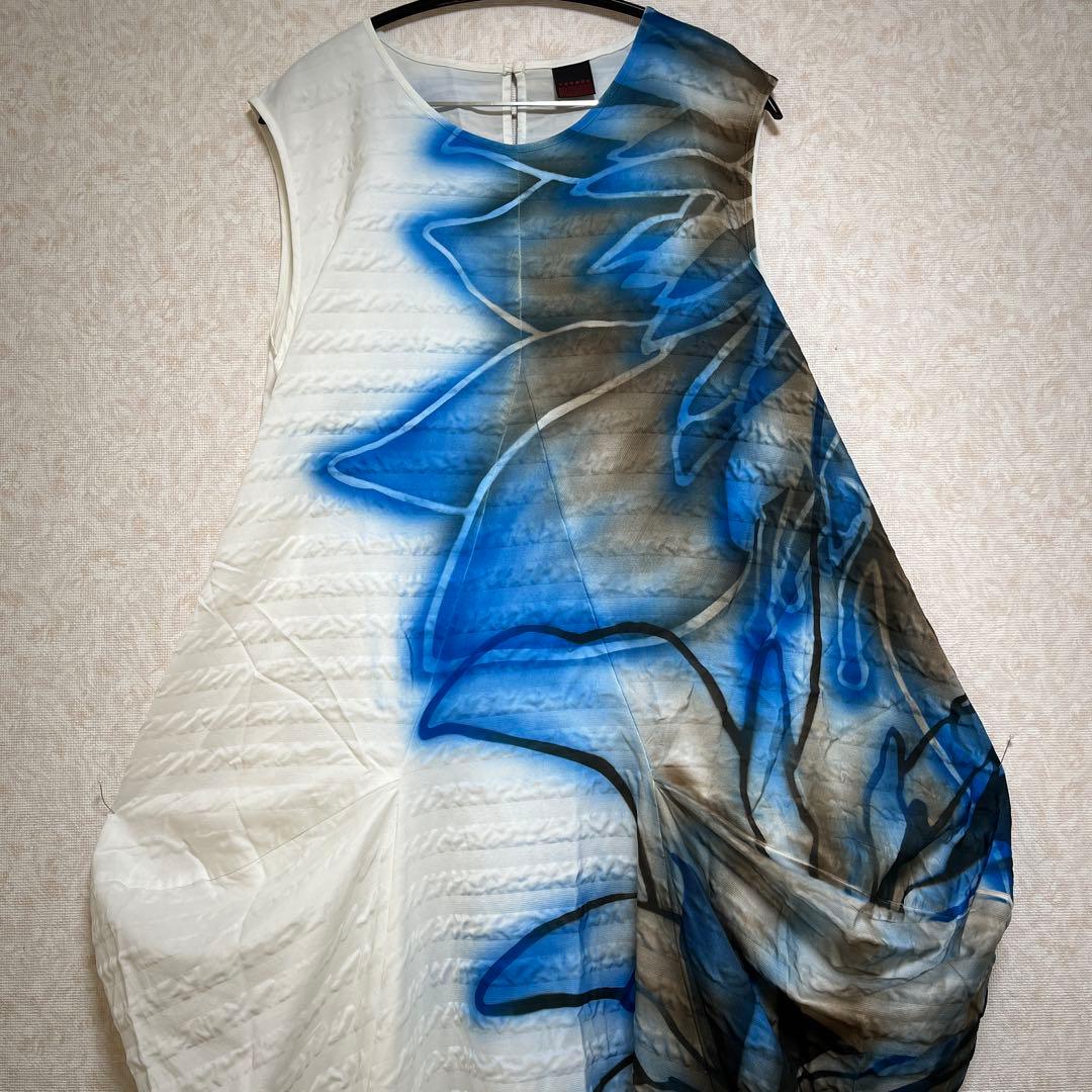 YOKANG ノースリーブカットソーリゾートワンピース