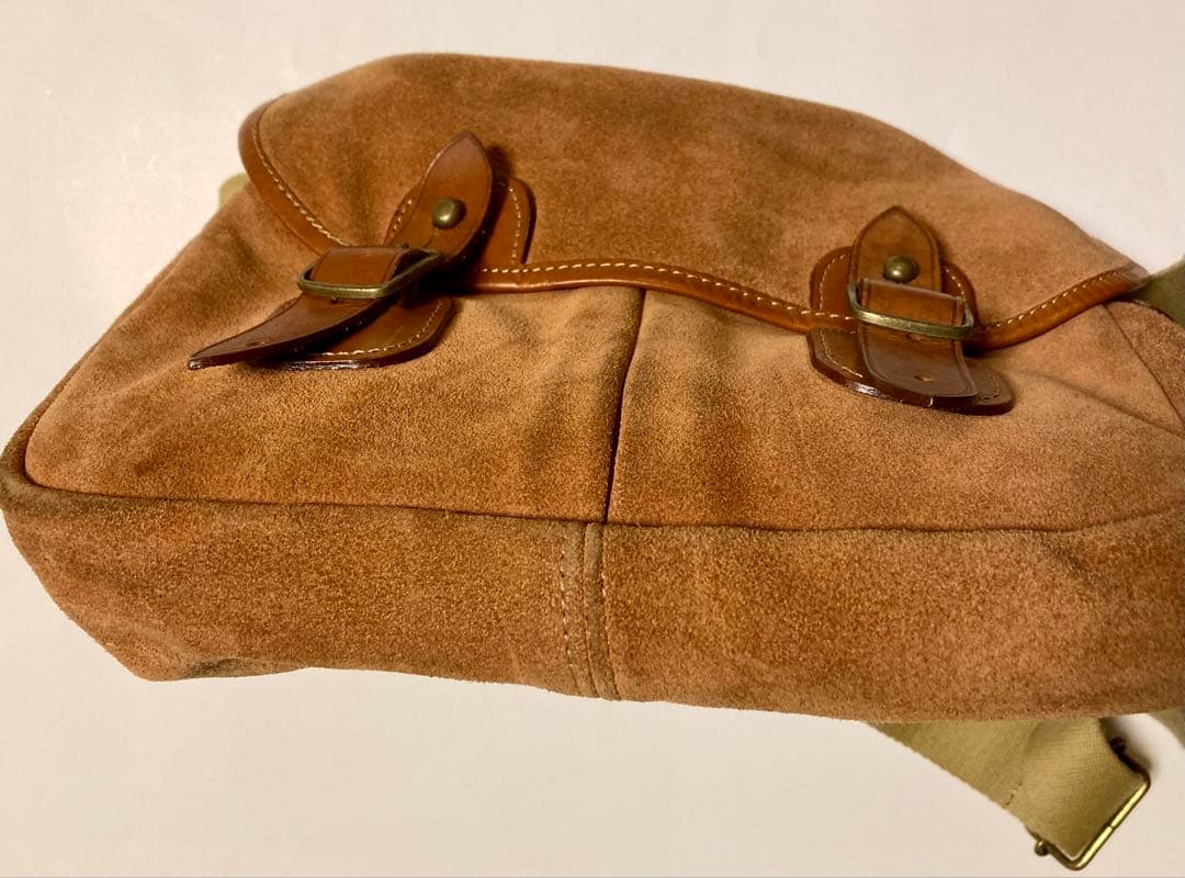 80’sヴィンテージ　※ SAZABY’S サザビー ショルダーバッグ　スエード