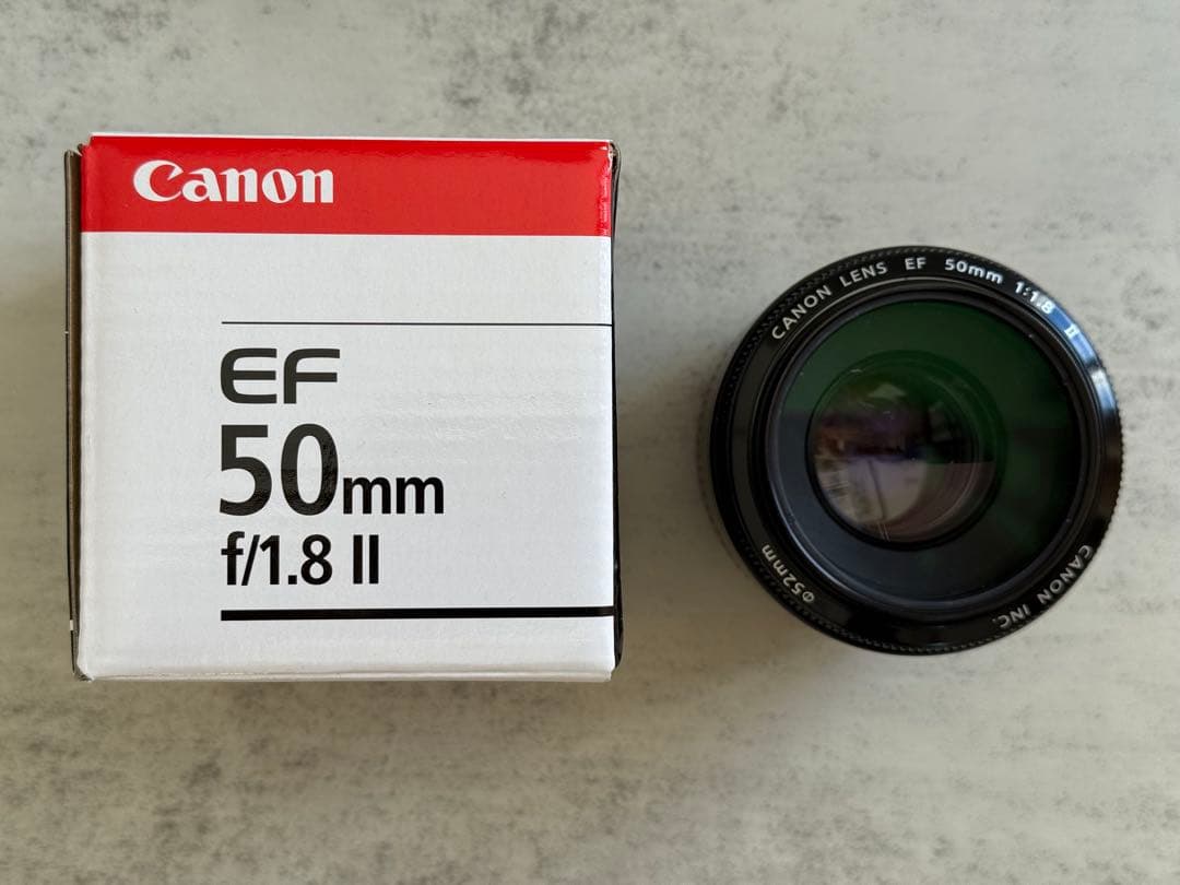 【美品】Canon EF 50mm f/1.8 II レンズ キャノン